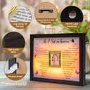 Sympathy Gift LED Rechargeable Memorial Shadow Box Picture Frame, Memorial Gifts for Loss of Mother Mom Dad Father, Bereavement Gifts Ideas in Memory of Loved One