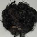 Pixie Cut Lace Front Human Hair Wigs 13X4X1 Lace Frontal Wigs Short Layered Pixie Cut Curly Wigs With Bangs Brazilian Virgin Curly Human Hair Natural Black Color (Black)