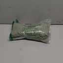 LAMIT Short Window Linen Curtains 36 Inch Length 2 Panels, Sage Green Light Filtering Panels Back Tab and Rod Pocket Neutral Drapes for Bathroom/Loft Room, 34 x 36 Inch