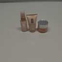 Clinique Skin School Supplies Set: Glowing Skin Essentials | Moisture Surge 1H Auto-Replenishing Hydrator, 0.5 Fl Oz | Face Spray Thirsty Skin Relief, 1 Fl Oz | Overnight Mask, 1 Fl Oz