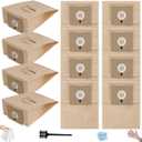 12 Pack 4122 Replacement for Bissell Zing Vacuum Bags, Dust Bags Compatible with 4122, 4122D, 1668, 1668C, 1668W, 2154A, 2154C, 2154W, 1608 & PowerForce Canister Vacuums, Replaces Part #2138425