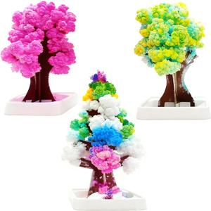 3 in 1 Mini Christmas Tree Magic Growing,Magic Growing Christmas Trees,Colorful DIY Crystal Growing Kit, Arts and Crafts for Kids Ages 8-12