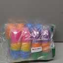 stargo 50 Pack - Plastic Easter Eggs Empty 3.2 Large Plastic Eggs Fillable for Easter Egg Hunt, Easter Egg Basket, Party Favor, Surprise Egg. Set of Bright Multicolored Eggs