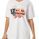 Womens Oversized Summer T Shirts Fashion Floral Graphic Tees Short Sleeve Beach Vacation Trendy Clothes 2025 (Medium)