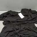 LILLUSORY Lounge Sets for Women Sweatsuits 2 Piece Outfit Two Piece Set Fall Matching Clothing Long Sleeve Tops Jogger Pants, Size: Small