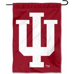College Flags & Banners Co. Indiana Hoosiers IU Logo Garden Banner Flag