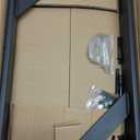 Heavy Duty Shelf Brackets 2 Pack 20" x 10" x 2.5" Black Steel 3/8" Thick Countertop Support Mantel L Bracket for Wood Granite Quartz Countertop