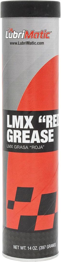 LubriMatic 11390 LMX "Red" High Performance Grease - 14 Ounce Cartridge