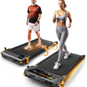 Walking Pad Treadmill, BestGod Incline Under Desk Treadmill 330lbs Capacity, 2.5HP Portable Treadmills for Home, Compact Treadmills Mini Walking Pad, Running Machine with Remote Control