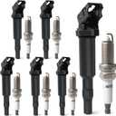 Set of 6 Ignition Coil Packs & Iridium Platinum Spark Plugs Compatible with 3.0L 2006-2013 BMW 128i 325xi 328i 330i 525xi 528i 530i X3 X5 Z4 Replace UF592, C1638, 0221504470, 12137594937, 12137562744