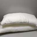 Bed Pillows for Sleeping 2 Pack with Luxury Hotel Quality, Microfiber Filling, Top-end Cover for Side Stomach Back Sleepers, Queen (Pack of 2), White/Polyester Microfiber 2 Count