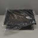 Dog Door for Door All Aluminum 3 Flaps Black, Large Dog Doggy Doggie Door, Heavy Duty Pet Door for Dogs Cats, with Insulation Flap, Telescoping Tunnel, Sliding Closing Panel, for Pets Up to 110lb