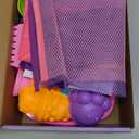 Dreamon Collapsible Beach Toys Set for Kids 3-10, Collapsible Sand Bucket with Beach Molds and Mesh Bag, 2 Pack Shovels Set Ice Cream Sand Toys for Beach, Sandbox Travel Toys for Kids Toddlers Girls