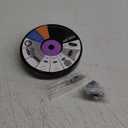 SZMP Solar Fountain 3.5W Bird Bath Fountains with Flower Upgraded Glass Panel, Solar Powered Water Fountain with 7 Nozzle & 4 Fixer, Solar Fountain Pump for Bird Bath, Garden, Pond, Pool (Black)