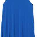 Amazon Essentials Womens Swing Tank (Available in Plus Size) (XX-Large, Cobalt Blue)