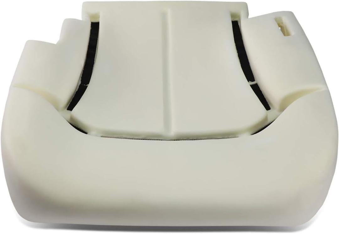 DNA Motoring Driver Side Front Bucket Seat Bottom Lower Cushion Pad Upgrade Compatible with 99-02 Silverado 1500 2500, White, ZTL-Y-0037, 1 Count (Pack of 1)