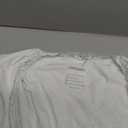 REORIA Women's Sexy Lace Scoop Neck Long Sleeve Double Lined Layering Slim Bodysuit Tops (Large, White)