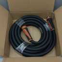 Giraffe Tools Garden Hose 5/8", Water Hose Heavy Duty, Flexible, Lightweight Hybrid Hose with Swivel Handle, 25ft Male to Female Fittings, Burst 600 PSI