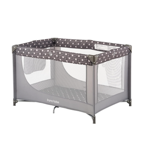 Pamo Babe Portable Crib Baby Playpen with Mattress and Carry Bag Grey Pamo Babe Portable Crib Baby Playpen with Mattress and Carry Bag Grey