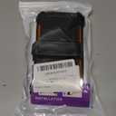 for iPhone 15 Case with Clip Belt Holster, Heavy Duty Military Grade Drop Protective Case for iPhone 15 6.1 case (Black+Orange)