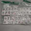 1.2 American Mahjong Tiles, 166 American Mahjong Tiles with White Color (Tiles Only, No Dice and Other Accessories)