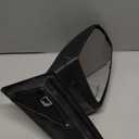 Left Driver Side Door Mirror Compatible with Ford Focus 2012 2013 2014 2015 2016 2017 2018, Rear View Mirror with 5Pins, Electric Adjustment and Turn Signal (Black)