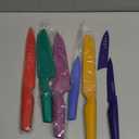 Astercook Knife Set, 12 Pcs Color-Coded Kitchen Knives Set, 6 Color Anti-Rust Coating Stainless Steel Chef Knife Sets with 6 Blade Guards Dishwasher Safe