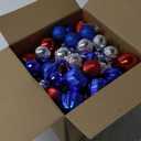 24 Pieces Christmas Ball Ornaments Patriotic Ball Hanging Pendant 4th of July Ornament for USA Themed Party Independence Day Veterans Day Christmas Wedding Tree Home Wall Decor