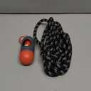 Long Dog Leash for Large Dogs - 16FT/50FT Reflective Rope, Heavy Duty for Training, Walking, Camping (10FT* 3/8 inch, Black)