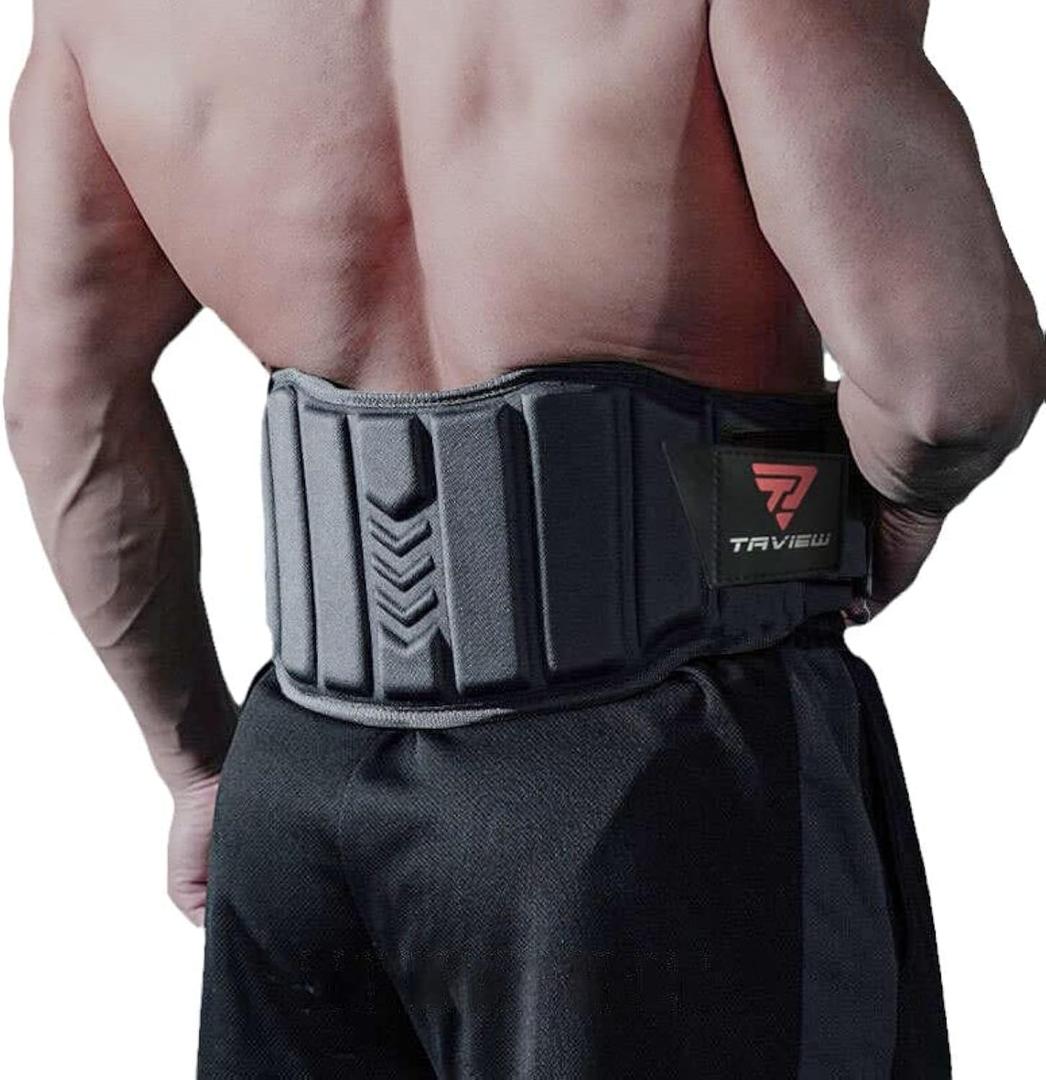 Weight Lifting Belt, Weightlifting Belt,Workout Gym Powerlifting Belt 7 inch,Fitness Back Support for Cross Training, Squats, Lunges (Black (Double EVA))