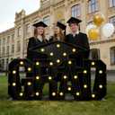 Graduation Decorations 2026 - 5.2FT Long Extra Large Marquee letters Light Up Letters "GRAD" Sign, Graduation Party Decor for Kindergarten High School College Celebration, Class of 2026 Backdrop Centerpiece - Black