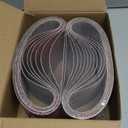 S SATC 3x18 Sanding Belts 20PCS Belt Sander Paper Aluminum Oxide (3 Each of 60/ 80/ 120/ 150/ 240/ 400 Grits & 2 of 40 Grits) Ideal for Wood Metal Paint Sanding