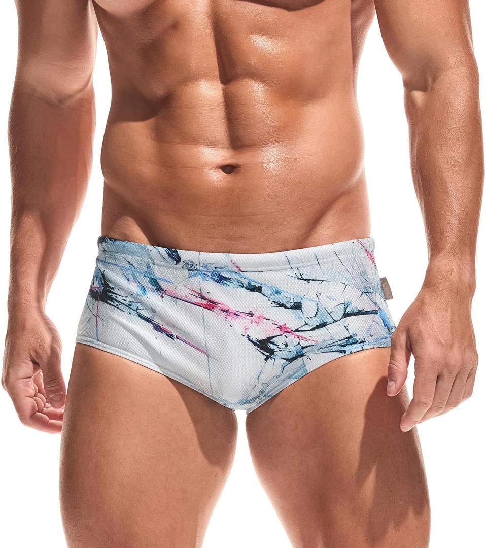 Taddlee Men Swimwear Swim Briefs Bikini Board Surf Shorts Boxer Trunks Swimsuits (Medium, Xf154)