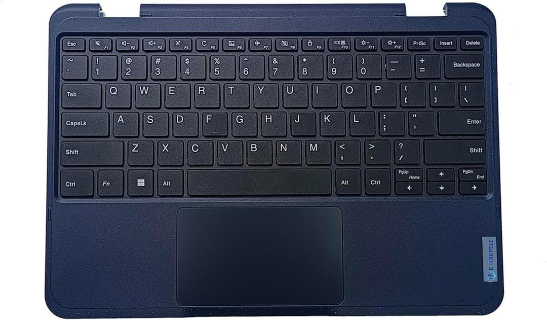 Replacement for Lenovo Windows 500w 300w Gen 3 Laptop Upper Top Cover Case Palmrest US Keyboard Touchpad Assembly Part 5M11C85684 NWW NWL No Camera (Palmrest+Keyboard+Touchpad)