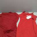 Doweha Womens Sexy Bodycon Lace Dress Elegant Long Sleeve Midi 2 Piece Dress Sets Cocktail Party Birthday Date Night Outfit (Medium, Red)