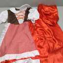 fun shack Red Riding Hood Costume for Girls - Classic Fairy Tale Outfit for Dress Up, Parties, and Halloween Events, S