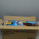 Hot Wheels City Toy Car Track Set, Ultimate T-Rex Transporter, Hauler Transforms into Stomping Dino with Race Track, from Netflix Series Lets Race