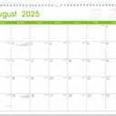 5 x Calendar 2025-2026: Large Monthly Wall Calendar for Planning & Organizing, 17 Months Hanging Calendar from August 2025 to December 2026, Size 14.5 x 11.5