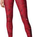 FOCO NBA Womens NBA Team Color Cloud Leggings (Red, S)
