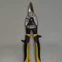 HURRICANE 10 Inch Aviation Tin Snips, Heavy Duty Metal Cutter Shears for Cutting Sheet Metal, Straight Cut, Chrome Vanadium Steel