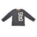 GUESS Boys Long Sleeve T-Shirt, Magnetic, 6 (Gray)