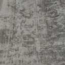 Area Rug 3x5 Vintage Rug: Washable Indoor Medallion Rug Low Pile Distressed Floor Carpet Retro Accent Doormat for Bedroom Bathroom Hallway Kitchen Home Office(Grey, 3'x5')