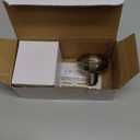 Satin Nickel Door Knob Set with Spindle, Antique Old Style Door Knobs Replacement Set for Mortise Lock Interior Doors, Brushed Nickel (1 Pack)