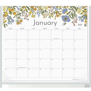 Cabbrix Magnetic Calendar for Fridge, 2026 Refrigerator Calendar Including January 2026 to June 2027 for Planning and Organizing Your Life, 13" x 11-1/2", Floral