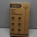 ZYHZYHA Wall Cleaner Mop with Adjustable 67" Long Handle, Sturdy Wall Washer Cleaner Tool for Walls/Ceiling Fans/Dust/Floors/Window, 360°Ceiling Cleaner Tool Duster with Squeegee 6 Replacement Pads