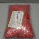 24 Pack Red Wisteria Hanging Flowers, 3.4 Ft Fake Hanging Flowers, Artificial Wisteria Garland Vines for Wedding Room Backdrop Outdoor Patio Garden Valentine's Decoration