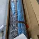 wikiwiki 10ft Patio Umbrellas Offset Outdoor Umbrella Cantilever Hanging Umbrellas w/Infinite Tilt, Fade Resistant Waterproof RECYCLED FABRIC Canopy & Cross Base, for Yard, Garden & Deck, Sky Blue