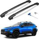 300lbs Lockable Roof Rack Cross Bars Fit for Subaru Crosstrek Wilderness 2024 2025 2026, Aluminum Heavy Duty Roof Rails Crossbar for Rooftop Cargo Bars Luggage Bike Kayak Snowboard Racks
