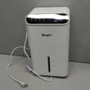 Dehumidifier for Home, 85 OZ Water Tank, (800sq.ft) Small Dehumidifiers for Bathroom Bedroom Basement with Drain Hose, Auto Shut Off, 3 Gear Timer, Sleep Mode, 7 Colors LED Light