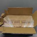 Johuivo Brown Paper Bags with Handles, 50 Pcs Brown Shopping Paper Bags, Recyclable Kraft Gift Bag and Retail Bag for Small Business, Grocery, Party Favors, 16x6x12 Inches